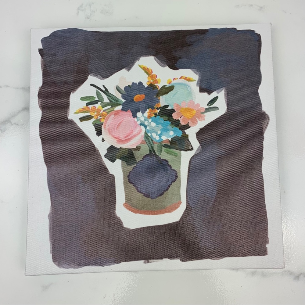 $5 Final Sale! Floral  Bouquet Small Canvas Wall Art Home Decor